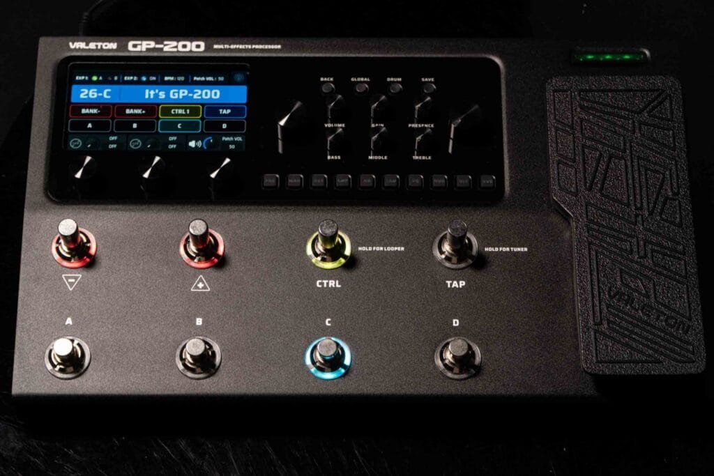 valeton_gp200_pedal Valeton GP 200 Multi Effects Pedal